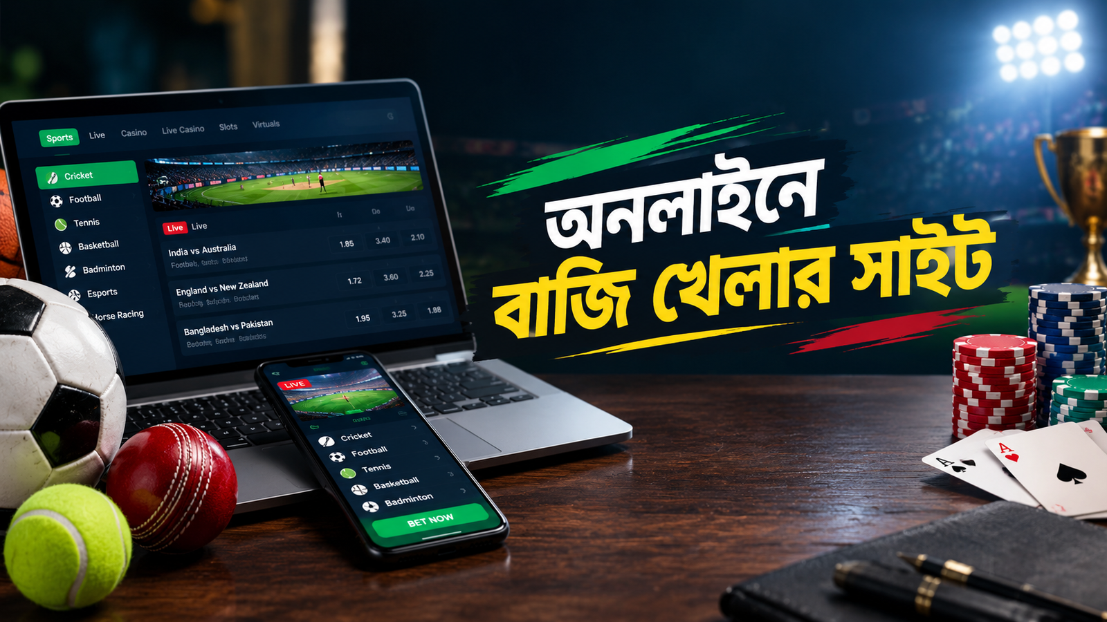 অনলাইনে বাজি খেলার সাইট